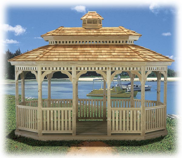 Oval Pagoda Gazebo Oval Pagoda Gazebo